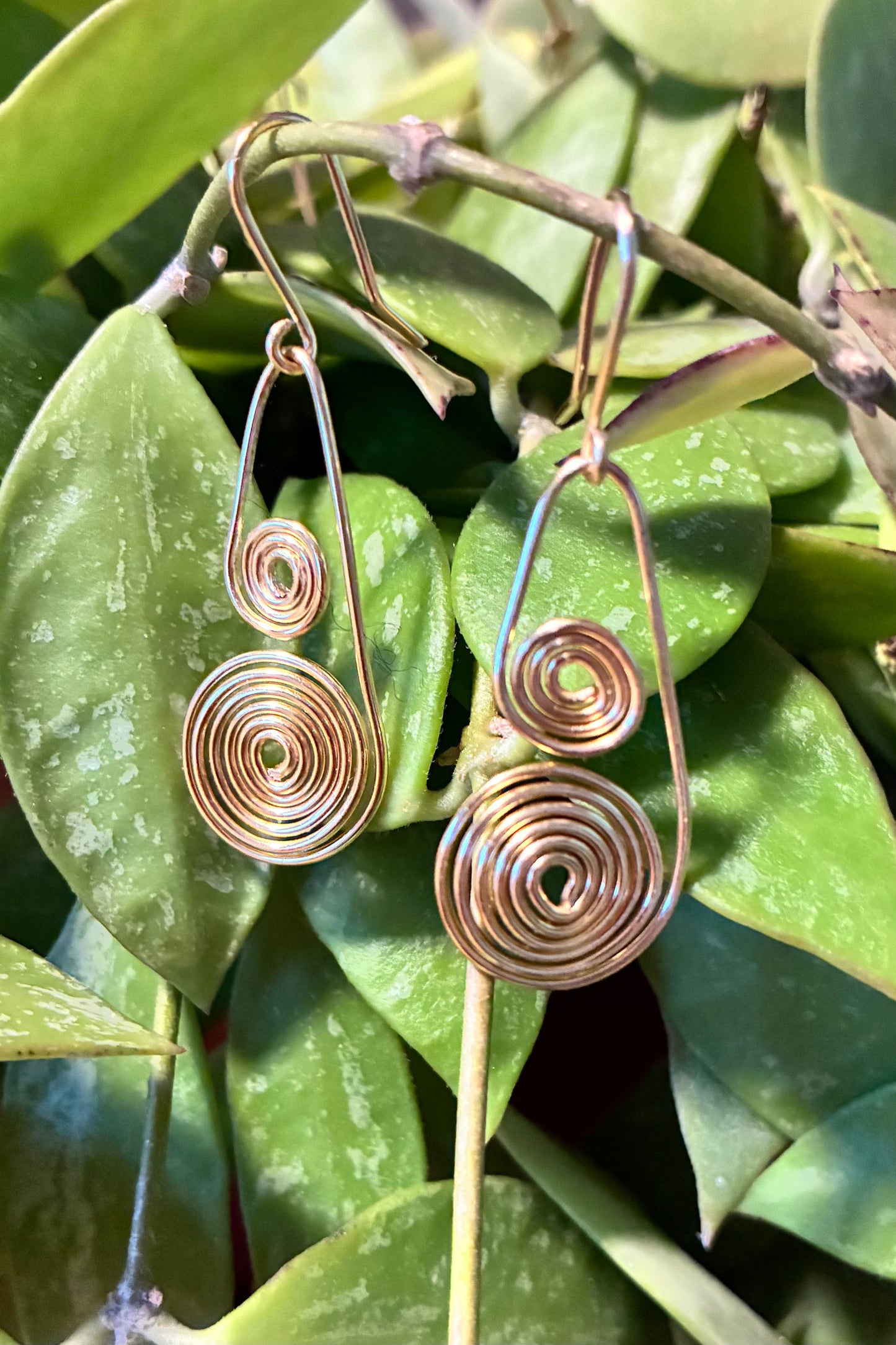 2 Tier Spiral Earrings